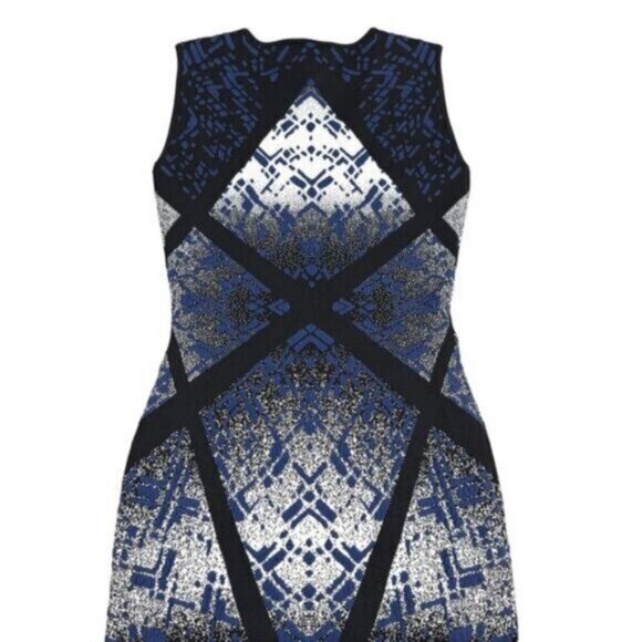 BCBGMaxAzria Gari Jacquard Bodycon Dress Womens Size Small - Picture 5 of 6